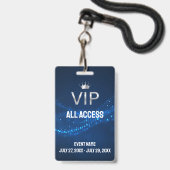 Badge Événement de l'événement VIP All Access Pass (Face avec cordon)