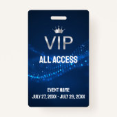 Badge Événement de l'événement VIP All Access Pass (Devant)