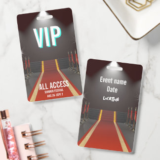 Badge Événement de projecteur sur tapis rouge VIP tout a