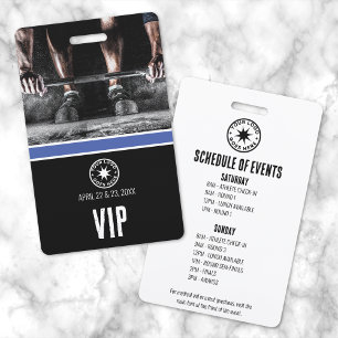 Badge Événement Fitness VIP