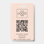 Badge Événement photo ID Étiquette de nom de cordon pers (Arrière)