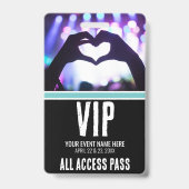 Badge Événement spécial accès total VIP (Arrière)