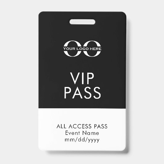 Badge Événement VIP accès total (Avant)