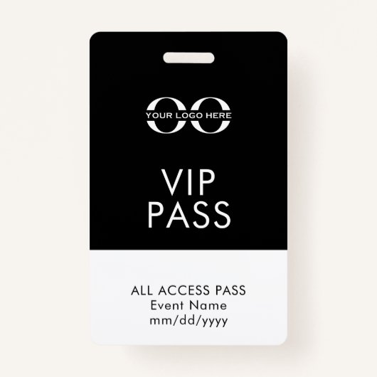 Badge Événement VIP All Access (Devant)