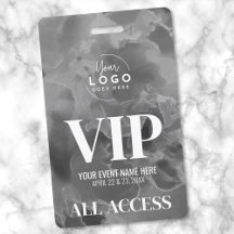 Événement VIP Logo Noir Blanc