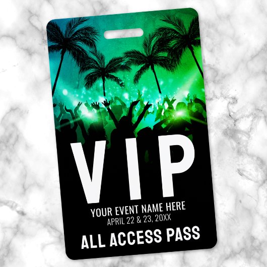 Badge Événement VIP Tout Accès