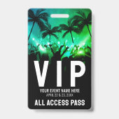 Badge Événement VIP Tout Accès (Arrière)