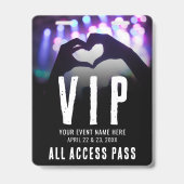 Badge Événement VIP Tout Accès (Arrière)