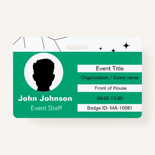 Badge Event Staff (Devant)