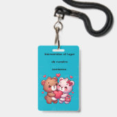Badge eventos (Avant avec lanière)