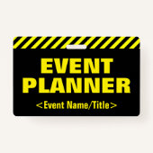 Badge Eyecatching "EVENT PLANNER" (Devant)