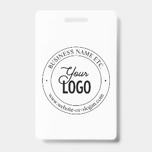 Badge Facile de remplacement de logo et de texte personn