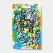 Badge Façons de vivre - Art neurographique 7 (Arrière)