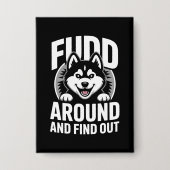Badge Faire le con et découvrir (Recto)