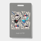 Badge Fairy Wrens (Arrière)