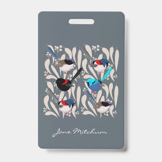 Badge Fairy Wrens (Avant)