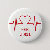 Badge fait sur commande pour nom et profession (Devant)