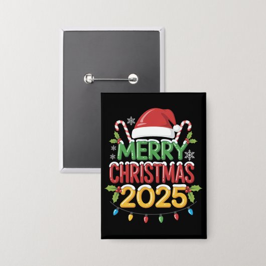 Badge Famille Noël 2025 Groupe d'équipage Famille corres (Recto/Verso)