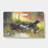 Badge Famille Setters (Dos)