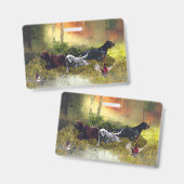 Badge Famille Setters (Recto et verso)