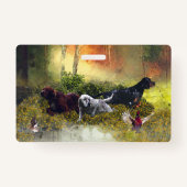 Badge Famille Setters (Dos)