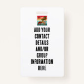 Badge Family Reunion Vacation Morocco Trip Group  (Dos)