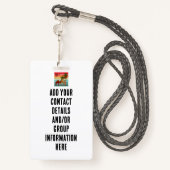 Badge Family Reunion Vacation Morocco Trip Group  (Derrière avec lanière)