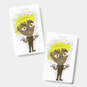 Badge Farty Fingers Chibi (Avant & arrière)