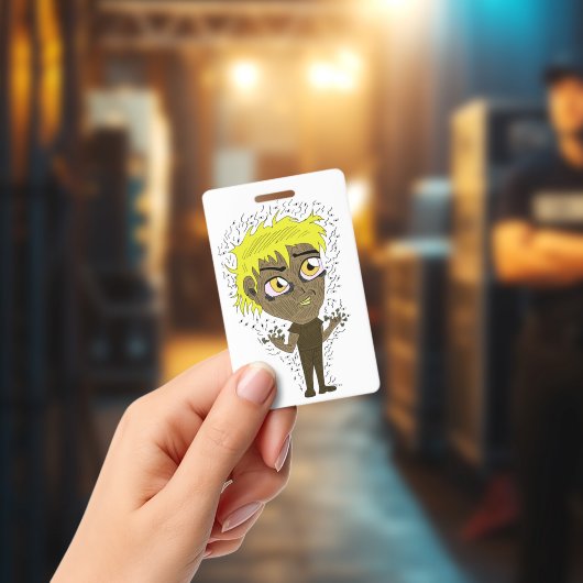 Badge Farty Fingers Chibi (Concert)