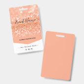 Badge Fashion Event VIP All Access Pass (Recto et verso)