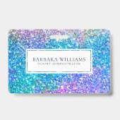 Badge Faux coloré Faux Fil blanc Accent (Arrière)