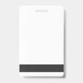 Badge Feignez l'insigne de docteur ID de jeu (vertical) (Dos)