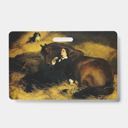 Badge Femme et Cheval (Avant)