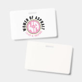 Badge Femmes de l'insigne d'asphalte (Avant & arrière)