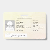 Badge Feng Shui (Arrière)