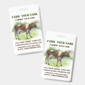 Badge Ferme bovine (Avant & arrière)