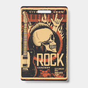 Badge Festival de rock