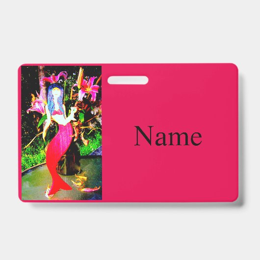 Badge Fête de sirène rouge Thunder_Cove (Avant)