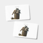 Badge Fête des ratons laveurs (Avant & arrière)