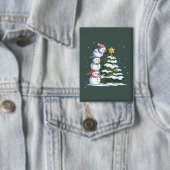 Badge Fête d'hiver Noël Snowman Lover Tree (Insitu)