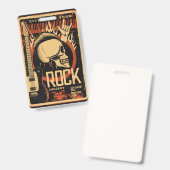 Badge Fête du rock (Front & Back)