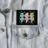 Badge Feu Joyeux Noël Preppy Coquette Xmas (Insitu)