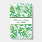 Badge Feuilles à main (Back)