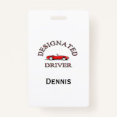 Badge Feuilles d'inscription des pilotes désignés (Dos)