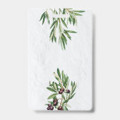 Badge Feuilles d'olivier Méditerranée Île grecque (Arrière)