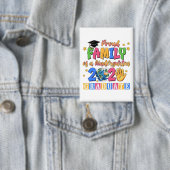 Badge Fier de la classe de diplômés de famille de 2025 (Insitu)