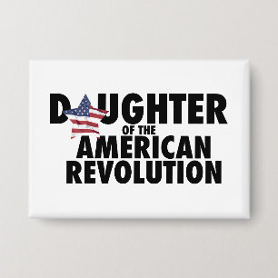 Badge Fille de la Révolution américaine DAR Étoile USA