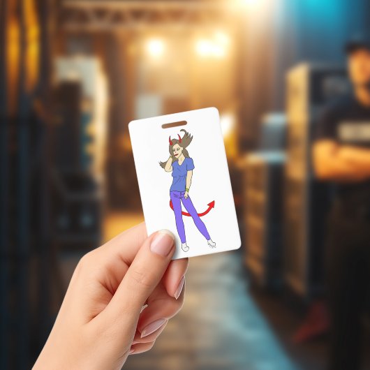 Badge fille diabolique (Concert)