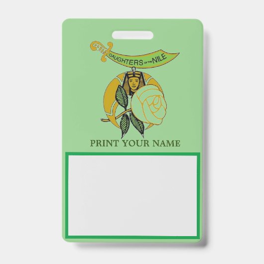 BADGE FILLE DU NIL (Avant)