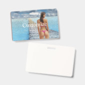 Badge Fille en bikini Thunder_Cove (Avant & arrière)